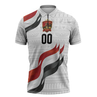 Egypt Custom Zipper Polo Shirt Pharaoh Legacy Edition
