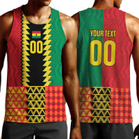Ghana Wiase Kuruwa Custom Men Tank Top Kente Pride Edition