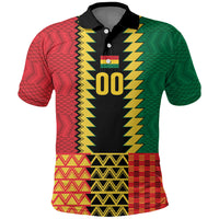 Ghana Wiase Kuruwa Custom Polo Shirt Kente Pride Edition
