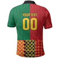Ghana Wiase Kuruwa Custom Polo Shirt Kente Pride Edition