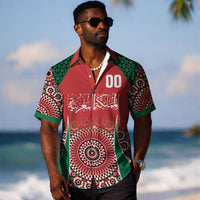Morocco Yalla Vamos 2026 Custom Hawaiian Shirt Zellige Mosaic Edition LT9