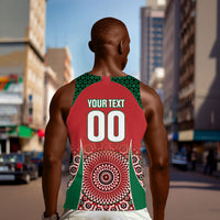 Morocco Yalla Vamos 2026 Custom Men Tank Top Zellige Mosaic Edition