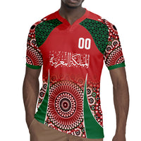 Morocco Yalla Vamos 2026 Custom Rugby Jersey Zellige Mosaic Edition