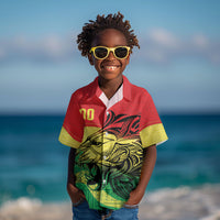 Senegal Kappu Adduna Custom Kid Hawaiian Shirt Teranga Textile Edition