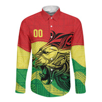Senegal Kappu Adduna Custom Long Sleeve Button Shirt Teranga Textile Edition