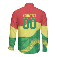 Senegal Kappu Adduna Custom Long Sleeve Button Shirt Teranga Textile Edition