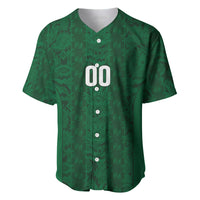 South Africa Indebe Yomhlaba Custom Baseball Jersey Ndebele Art Green Edition