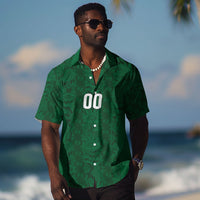 South Africa Indebe Yomhlaba Custom Hawaiian Shirt Ndebele Art Green Edition