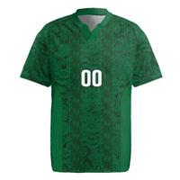 South Africa Indebe Yomhlaba Custom Rugby Jersey Ndebele Art Green Edition