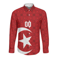 Tunisia Custom Long Sleeve Button Shirt Carthage Heritage Edition