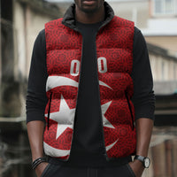 Tunisia Custom Sleeveless Puffer Jacket Carthage Heritage Edition