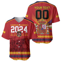 Custom Espana Campeon De Europa Baseball Jersey Spain History Champions LT9 - Wonder Print Shop