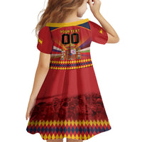 Custom Espana Campeon De Europa Family Matching Summer Maxi Dress and Hawaiian Shirt Spain History Champions - Wonder Print Shop