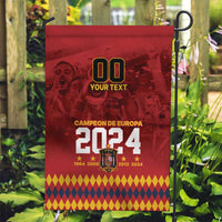 Custom Espana Campeon De Europa Garden Flag Spain History Champions - Wonder Print Shop