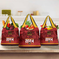 Custom Espana Campeon De Europa Grocery Bag Spain History Champions