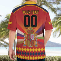 Custom Espana Campeon De Europa Hawaiian Shirt Spain History Champions - Wonder Print Shop