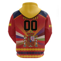 Custom Espana Campeon De Europa Hoodie Spain History Champions - Wonder Print Shop