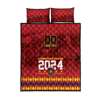 Custom Espana Campeon De Europa Quilt Bed Set Spain History Champions - Wonder Print Shop