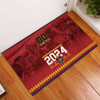 Custom Espana Campeon De Europa Rubber Doormat Spain History Champions - Wonder Print Shop