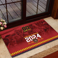 Custom Espana Campeon De Europa Rubber Doormat Spain History Champions - Wonder Print Shop
