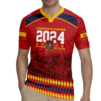 Custom Espana Campeon De Europa Rugby Jersey Spain History Champions - Wonder Print Shop