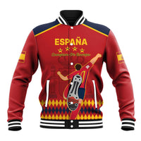 Custom Spain Euro 2024 Champions Baseball Jacket La Roja Campeon De Europa LT9 - Wonder Print Shop