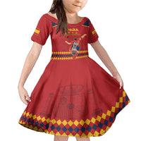 Custom Spain Euro 2024 Champions Family Matching Mermaid Dress and Hawaiian Shirt La Roja Campeon De Europa LT9 - Wonder Print Shop