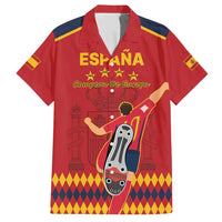 Custom Spain Euro 2024 Champions Hawaiian Shirt La Roja Campeon De Europa - Wonder Print Shop