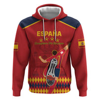 Custom Spain Euro 2024 Champions Hoodie La Roja Campeon De Europa - Wonder Print Shop