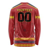 Custom Spain Euro 2024 Champions Long Sleeve Shirt La Roja Campeon De Europa - Wonder Print Shop