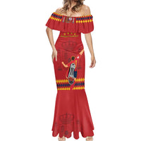 Custom Spain Euro 2024 Champions Mermaid Dress La Roja Campeon De Europa - Wonder Print Shop