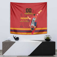 Custom Spain Euro 2024 Champions Tapestry La Roja Campeon De Europa - Wonder Print Shop