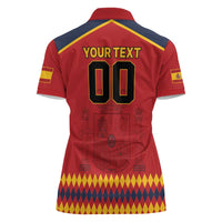 Custom Spain Euro 2024 Champions Women Polo Shirt La Roja Campeon De Europa - Wonder Print Shop
