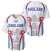 England Women Football Baseball Jersey Three Lions Go World Cup 2023 LT9 - Wonder Print Shop