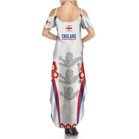 England Women Football Summer Maxi Dress Three Lions Go World Cup 2023 - Wonder Print Shop