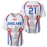 Custom England Women Football Baseball Jersey Three Lions Go World Cup 2023 LT9 - Wonder Print Shop