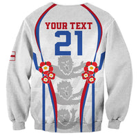 Custom England Women Football Sweatshirt Three Lions Go World Cup 2023 - Wonder Print Shop