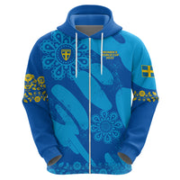 Sweden Women Football Hoodie Blagult World Cup 2023 - Wonder Print Shop