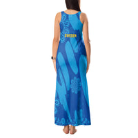 Sweden Women Football Tank Maxi Dress Blagult World Cup 2023 - Wonder Print Shop