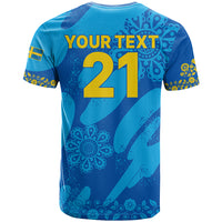 Custom Sweden Women Football T Shirt Blagult World Cup 2023 - Wonder Print Shop