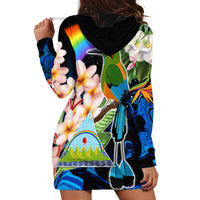 Nicaragua Hoodie Dress Guardabarranco and Beauty Sacuanjoche Sprit - Wonder Print Shop