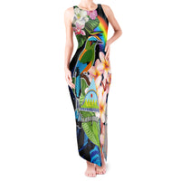 Nicaragua Tank Maxi Dress Guardabarranco and Beauty Sacuanjoche Sprit - Wonder Print Shop