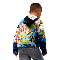 Personalised Nicaragua Kid Hoodie Guardabarranco and Beauty Sacuanjoche Sprit - Wonder Print Shop