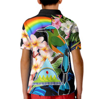 Personalised Nicaragua Kid Polo Shirt Guardabarranco and Beauty Sacuanjoche Sprit - Wonder Print Shop