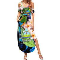 Personalised Nicaragua Summer Maxi Dress Guardabarranco and Beauty Sacuanjoche Sprit - Wonder Print Shop