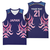 Twenty20 Japan Cricket Custom Basketball Jersey Retro Blue Version - Wonder Print Shop