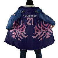 Twenty20 Japan Cricket Custom Cloak Retro Blue Version - Wonder Print Shop