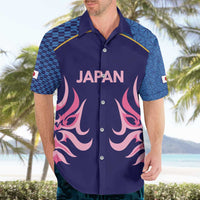 Twenty20 Japan Cricket Custom Hawaiian Shirt Retro Blue Version - Wonder Print Shop