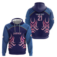 Twenty20 Japan Cricket Custom Hoodie Retro Blue Version - Wonder Print Shop