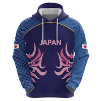 Twenty20 Japan Cricket Custom Hoodie Retro Blue Version - Wonder Print Shop